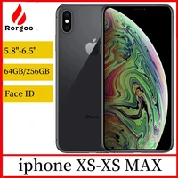 Apple iPhone XS 5.8"/XS MAX Smartphone 6.5“” RAM 4GB 64GB 256GB 512GB Hexa Core IOS A12 Bionic LTE 4G Unlocked Mobile Phone