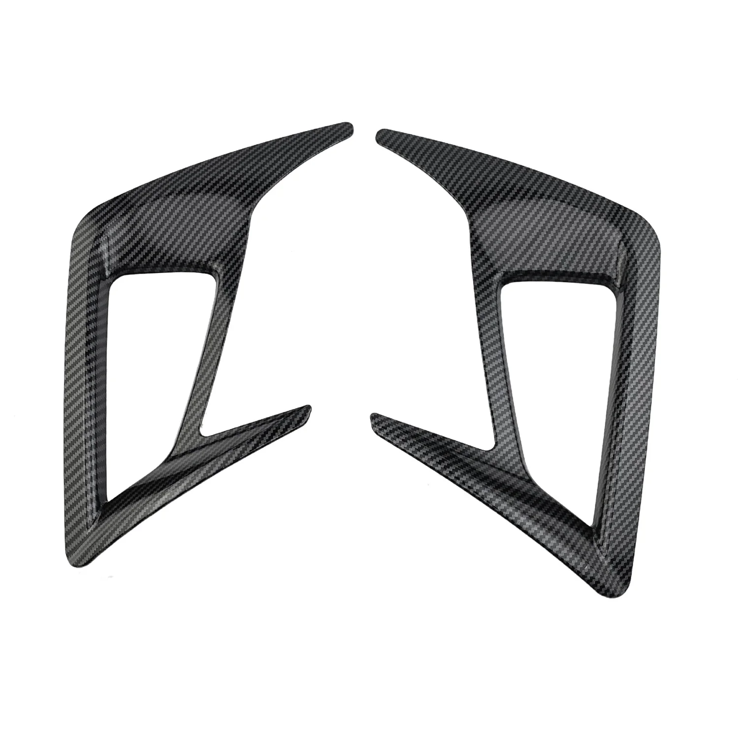 

2Pcs Carbon Fiber Rear Fog Light Lamp Frame Cover Trim for Ford Focus Hatchback MK4 2019-2020