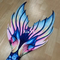 Adults Mermaid Tail Woman Man Swimming Dress For Cosplay Photo Shooting Beauty Women Can Add Monofin Bikini Bra 6