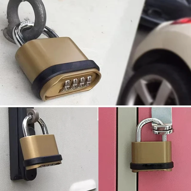 4 Digitals Code Password Combination Zinc Alloy Lock Padlock Hardware Accessories Waterproof Smart Padlock Security 6