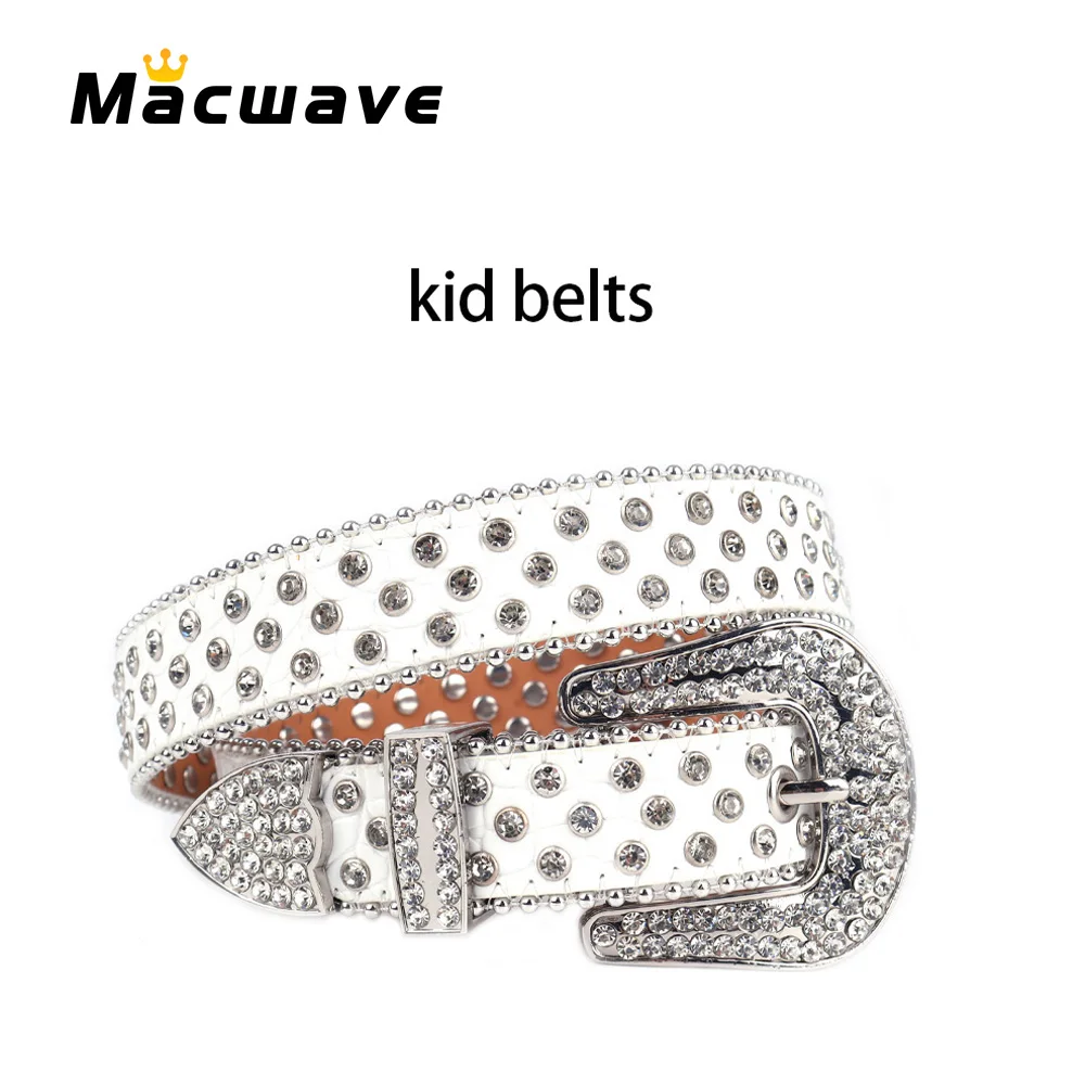Kids Western Belt Rhinestones Belt Waist Strap Belt Waistband Macwave Belt Waistband