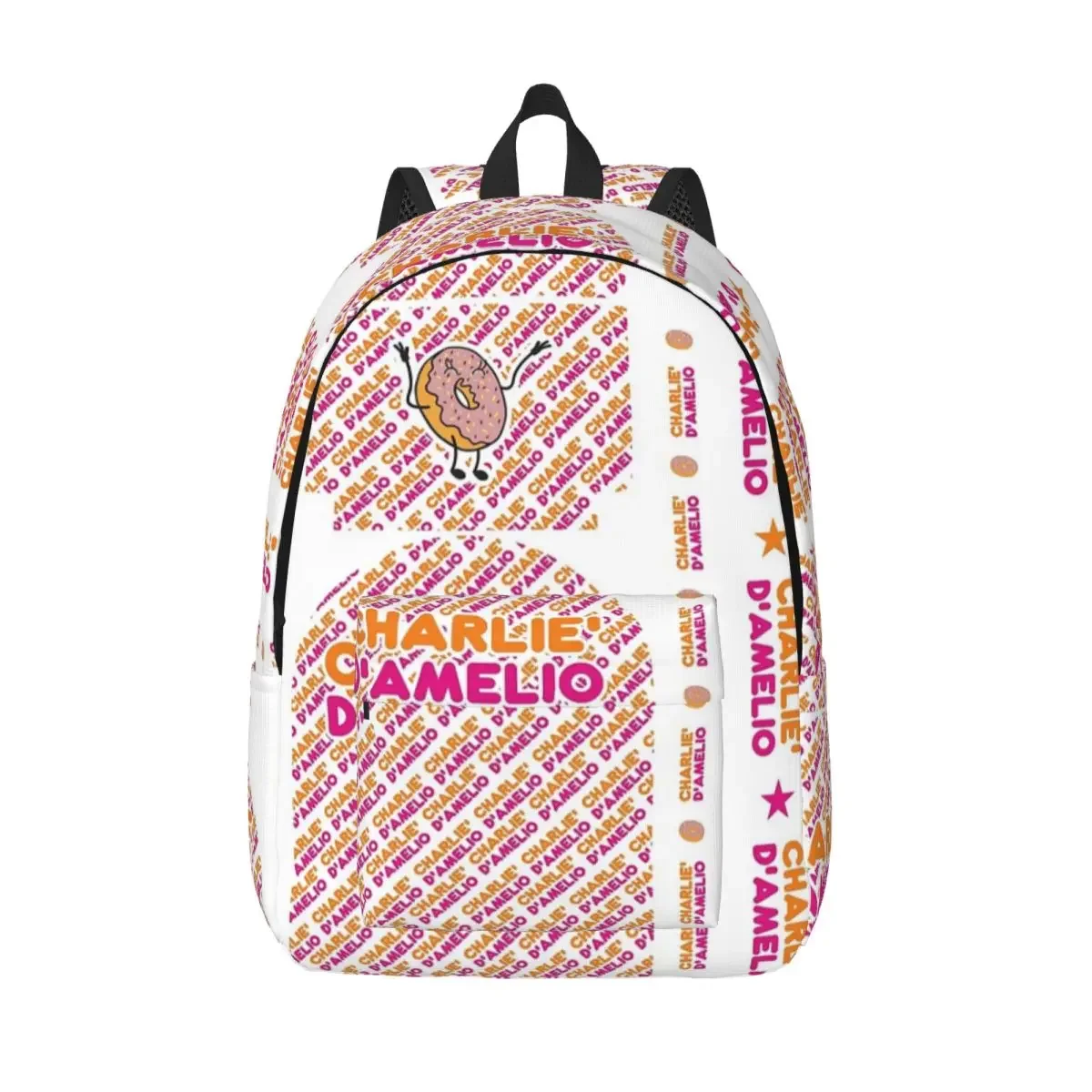 

Charli Damelio Woman Small Backpacks Boys Girls Bookbag Fashion Shoulder Bag Portability Laptop Rucksack Students School Bags