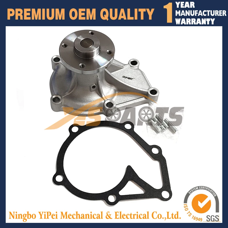 New Water Pump For ISEKI 621361000100 TRACTOR E3AD1 3AD1 TA210 TL2100 TU220 6213-610-001-00 cooling water pump