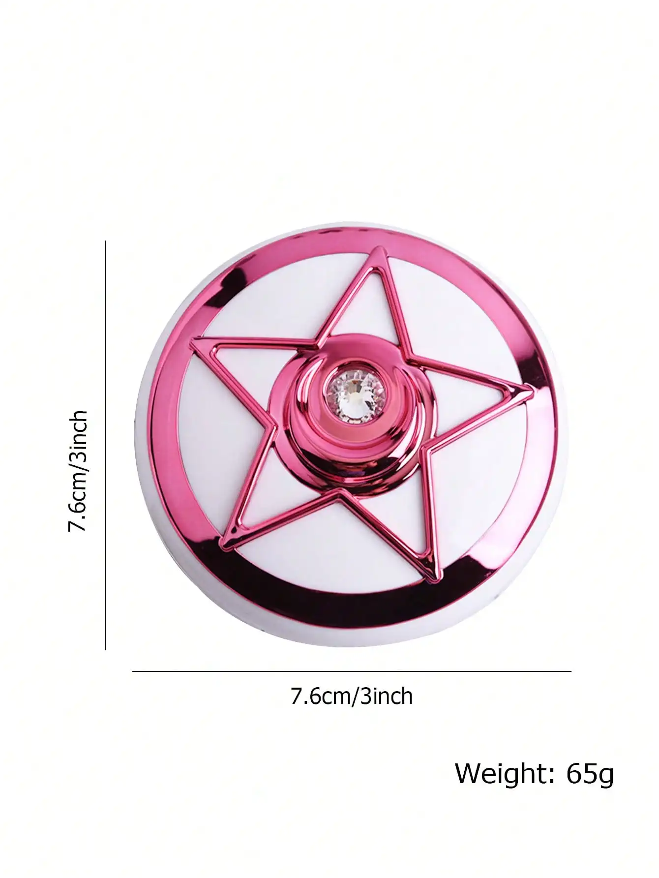I-Lily Starry Sky Contact Lens Companion Box Five-Pointed Star Beauty Contact Lens Care Box Mirror and Removal Tool
