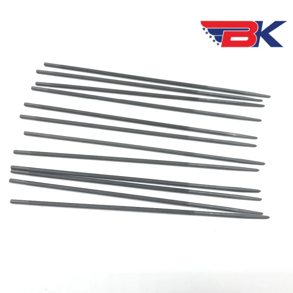 Chainsaw Sharpening Files Pack Of 12pcs Fit For STIHL Chain Saw 200x 4.0mm 7 7/8 x 5/32" 5605 773 4012