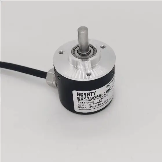 Codificador Rotativo Incremental Bks3806b Jaqueta de Metal 524vdc 100 300 600 800 1000 1024 1200 2000 2500