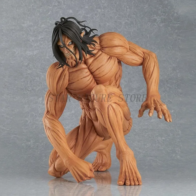 Eren & Levi Attack on Titan Action Figures - Founding Titan Collection, 15cm Decorative Figurines