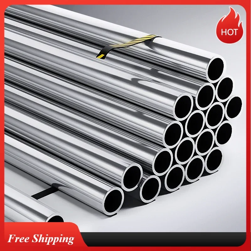 304 Stainless Steel Round Capillary 1mmx0.7mm4x3mm6x4mm8x6mm10x8mm10x9mm12x11mm Seamless Straight Tube250mm/500mm Long 1-10pcs