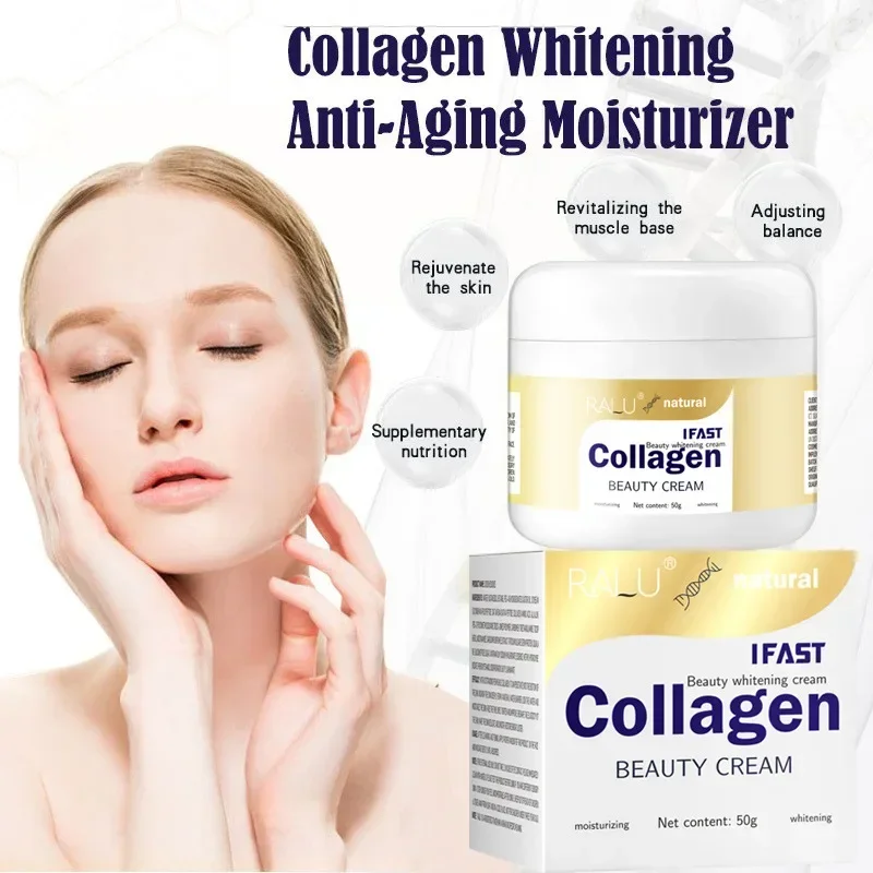 Collagen Face Cream Firming Anti Wrinkle Anti Aging Dark Spot Remover Face Serum Whitening Cream Skin Care