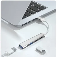 4 Port USB 3.0 Hub USB Hub Type C Dock Multi Splitter Adapter OTG Type C HUB for iPhone 15 Xiaomi Huawei Macbook Pro USB 3.0 2.0 - Image 2