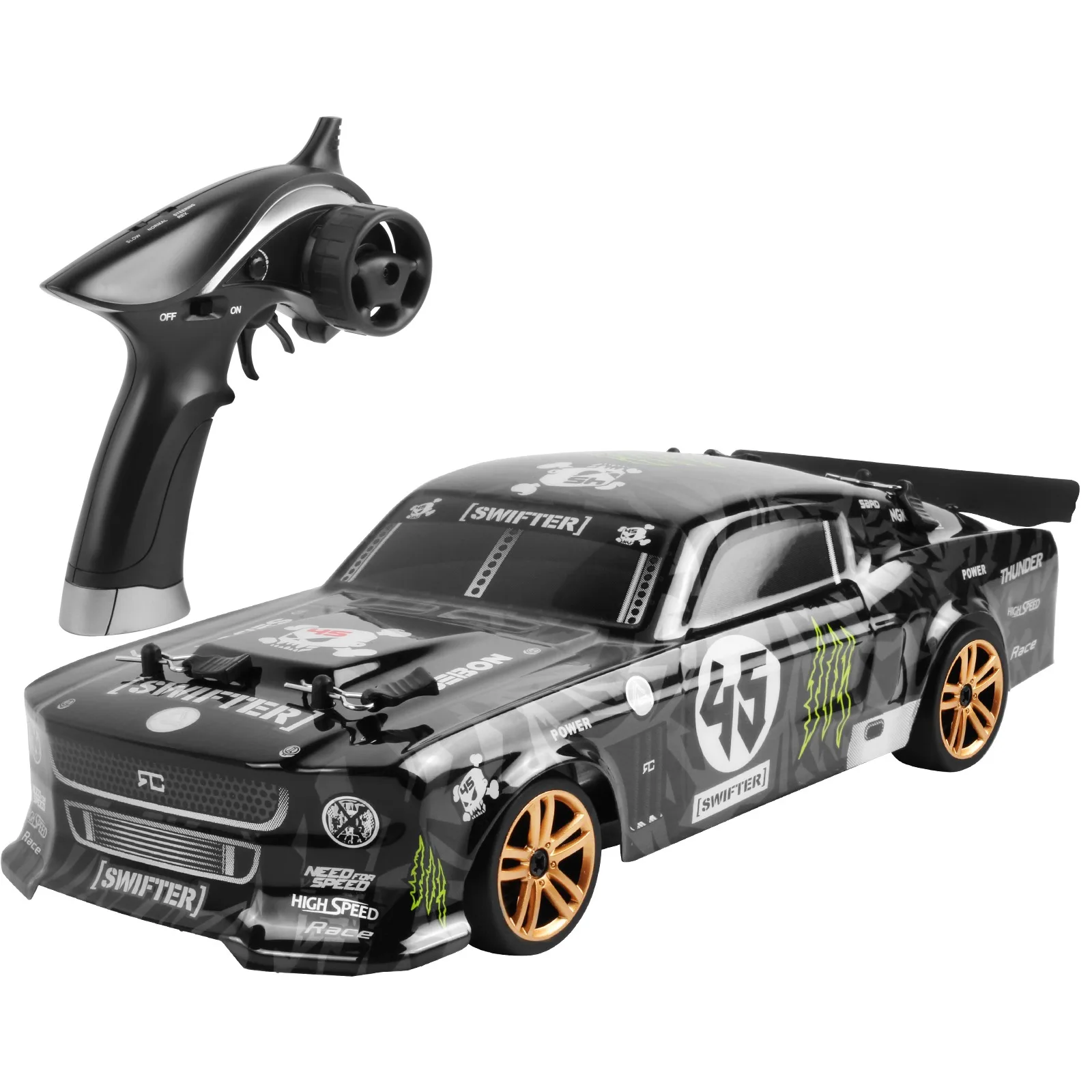 

1/18 2,4G 4WD 25 км/ч высокоскоростной Радиоуправляемый автомобиль для дрифта-искусственный гоночный автомобиль с фотоэлементом
