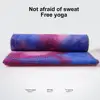 Yoga Towel Sweat Absorption Extra Soft Non-Slip Non-Fading Superfine Fiber Workout Towel Yoga Mat with Anti-slip Grip Dots 3