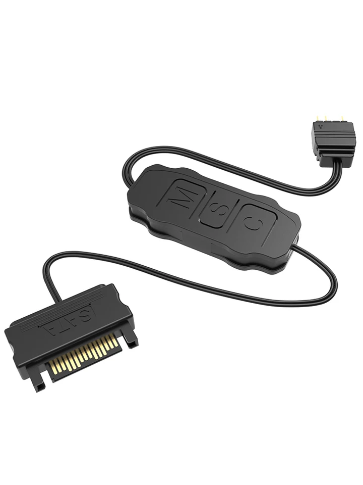 5V 3PIN ARGB SATA Extension Cable with Controller