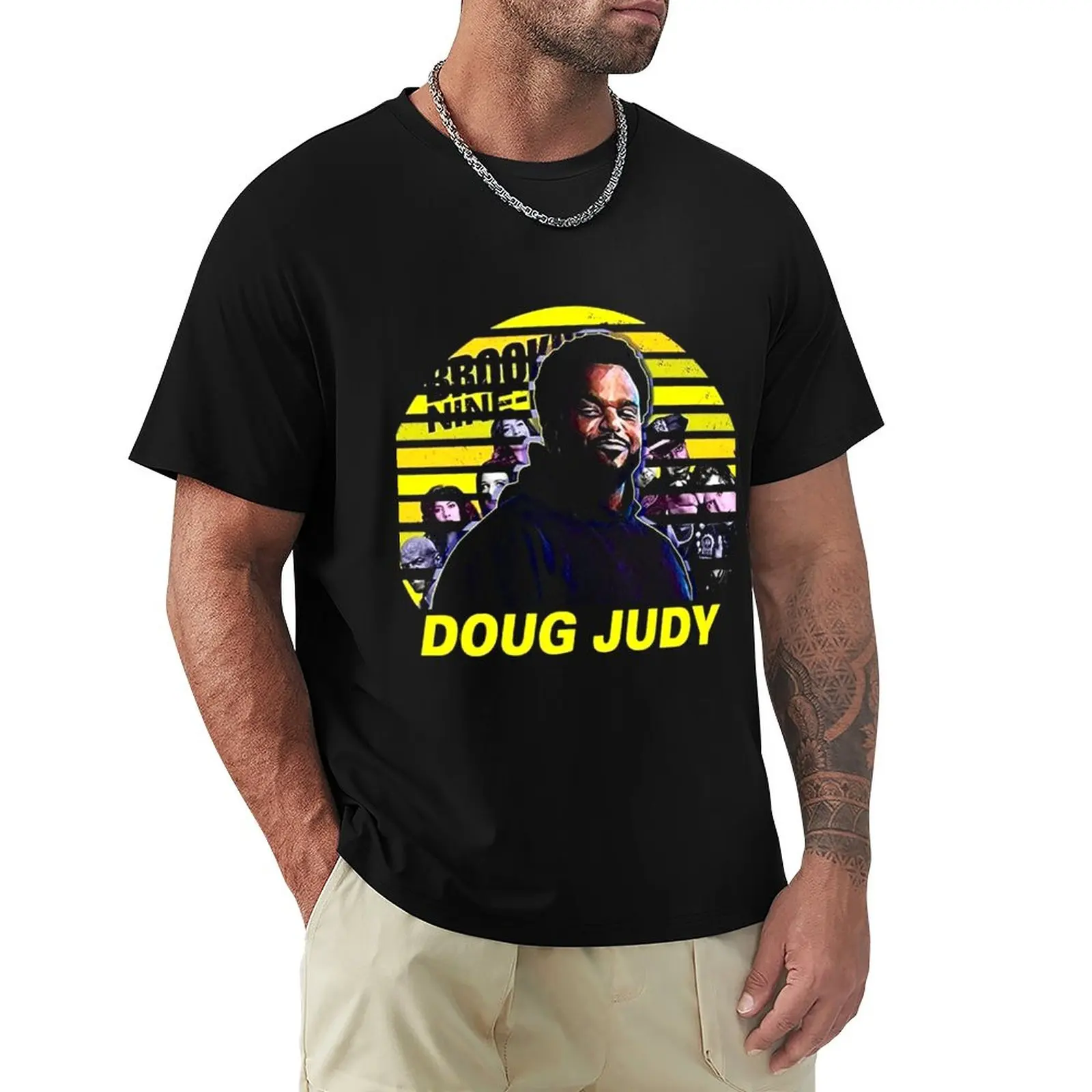 

Doug Judy Brooklyn 99 Jake Peralta Tv Fandom Noice Smort Sitcom Die Hard T-Shirt cute tops oversized mens t shirts