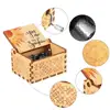 You are My Sunshine Engraved Hand-Cranked Wooden Musical Box Suitable Gifts for Birthday Christmas Valentine's Day Thanksgiving 4