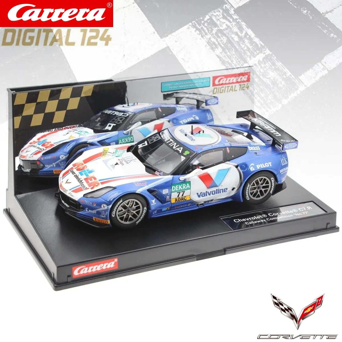 Carrera Digital 124 Chevrolet Corvette C7 GT3-R Callaway Competition,  No.77, 23947