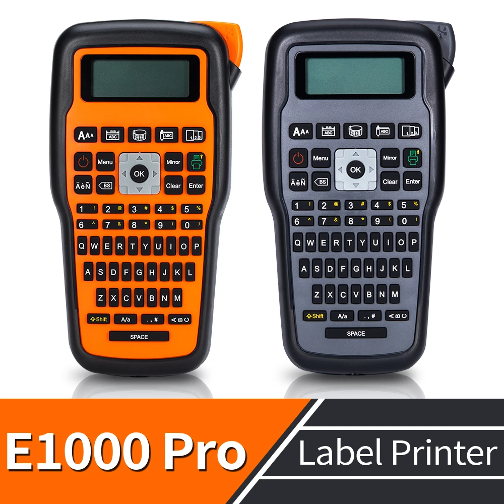 E1000 Portable Label Printer Printing Machine Wireless Label Maker Industrial Thermal Transfer Labeler Widely Use for Industry