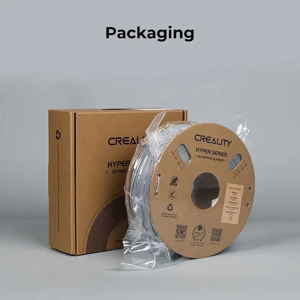 Creality Hyper ABS Filament 1.75mm 3D Printer Filament ABS Designed for High Speed 350mm/s 1kg(2.2lbs)/Spool image 2