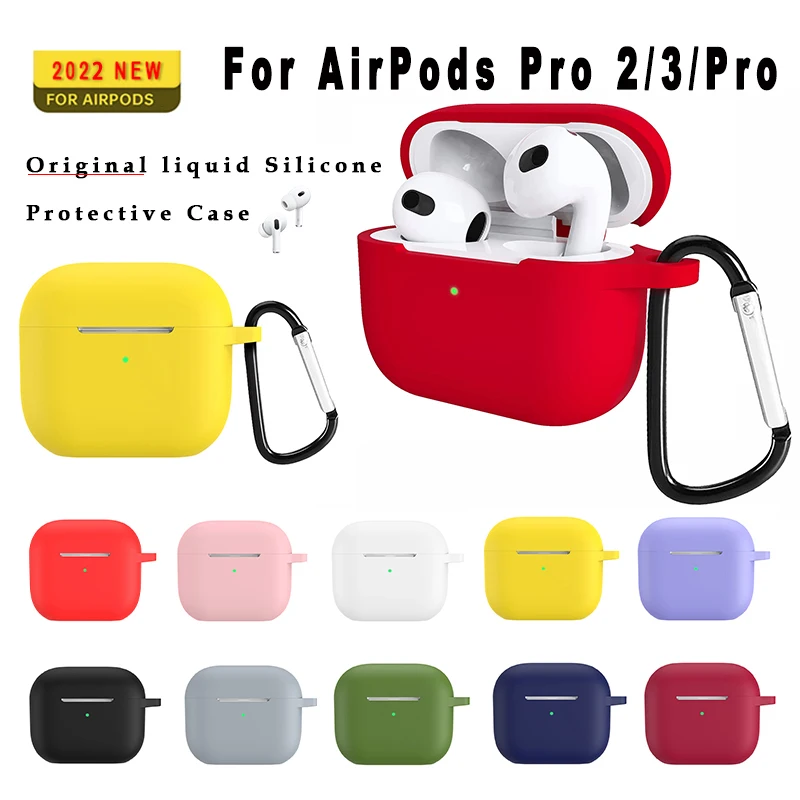 Airpods 3 Pro Original Case | Airpods Pro 2 Silicone Case | Airpods Pro Silicon  Case - Protective Sleeve - Aliexpress