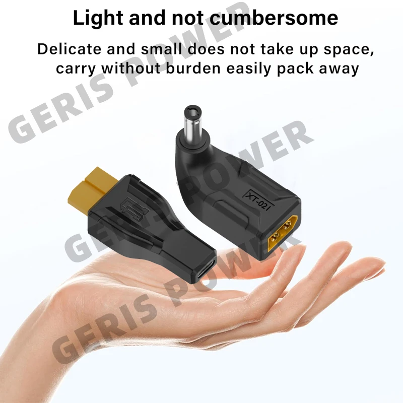 USB C에서 XT60 어댑터 컨버터 C타입 암에서 XT60 PD100W 20V 충전 커넥터, Toolkitrc 모델, 야외 에너지 저장