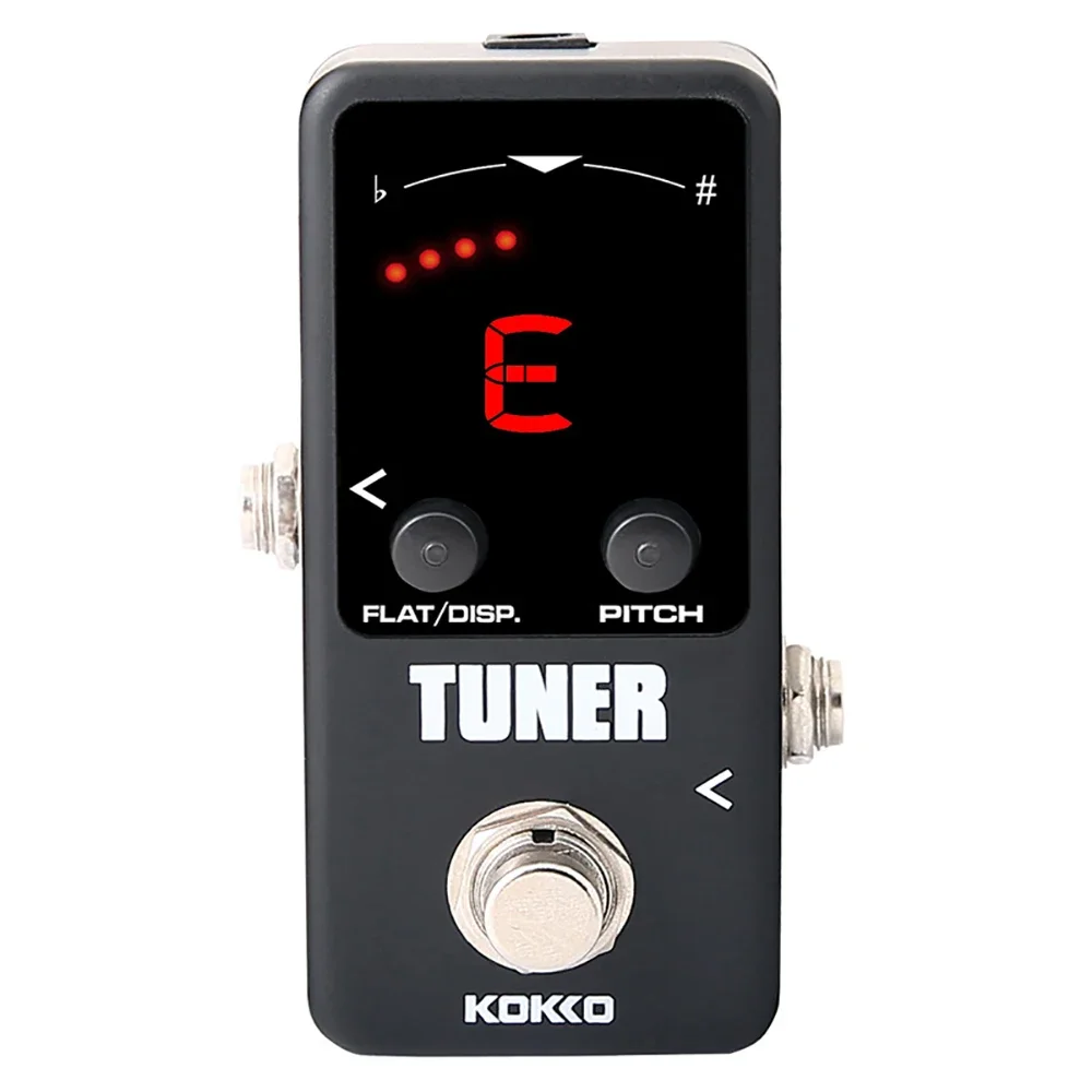 

Kokko Tuner Electric Guitar Effects Peda Mini Pedal for Electric Guitar Bass Guitar Accessories Equal Temperaments Autocorrector