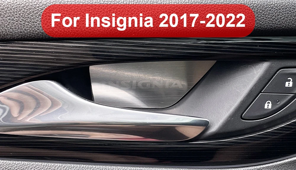 Élégant Et Durable Garniture De Poignée De Porte Extérieure Chromée Pour Opel Pour Insignia A MK1 2008 2009 2016