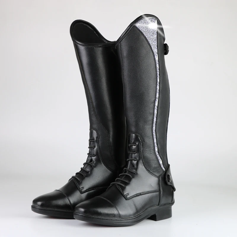 Children's Equestrian Long Boots 라이딩 부츠 라이딩 부츠 Children's Equestrian Boots Thread Anti-de-glue Professional Riding