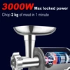 Electric Meat Grinder Heavy Duty 3000W Max Powerful Kitchen Meat Chopper Sausage Stuffer Mincer Slicer Food Processor Sonifer 3
