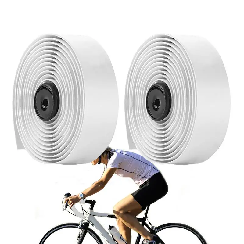 

Handle Bar Tape 2 Rolls Cycling Handle Wraps For Handlebar EVA Bicycle Handle Strips Road Bike Accessories Shock Absorbing