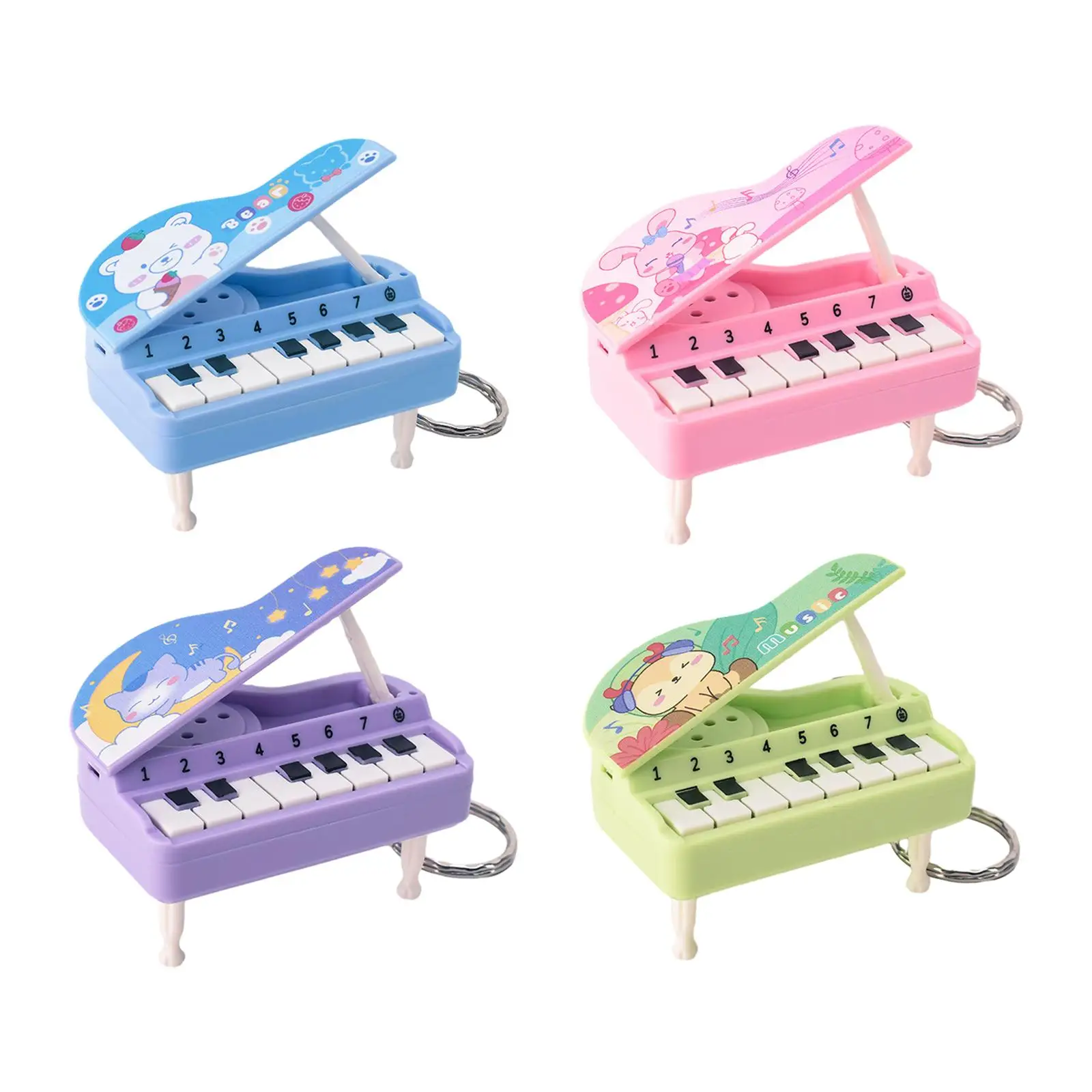 

Piano Keychain Funny Toy Pendant Handheld Music Piano Toy for Girls
