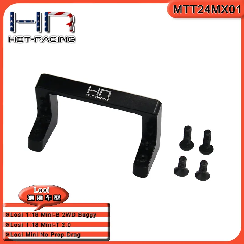 Supporti Servo In Alluminio Opzionali Hot Racing Per La Squadra Losi Racing Mini-T-B Serie 2.0
