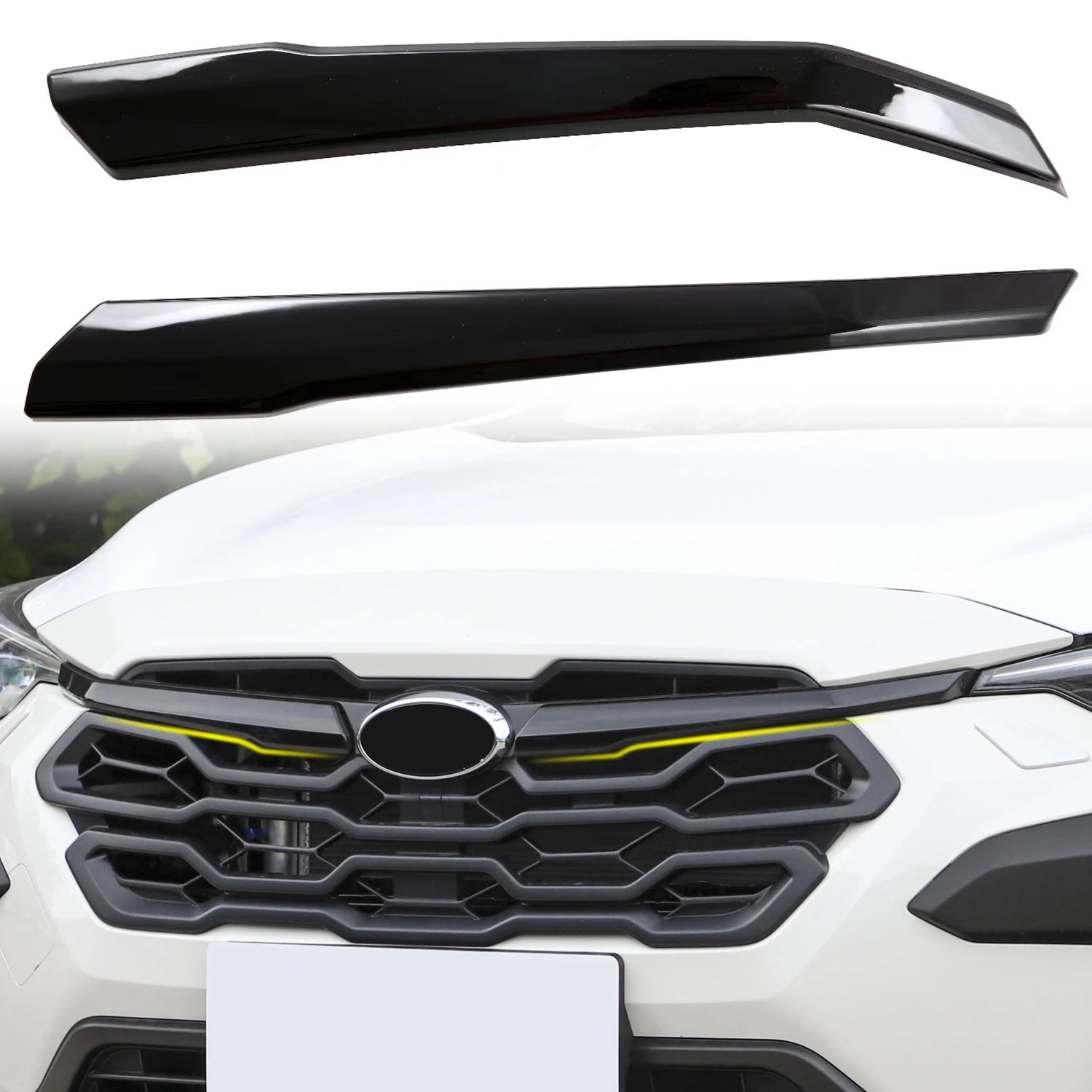 

2 шт., декоративная крышка решетки радиатора для Subaru Crosstrek 2023 2024