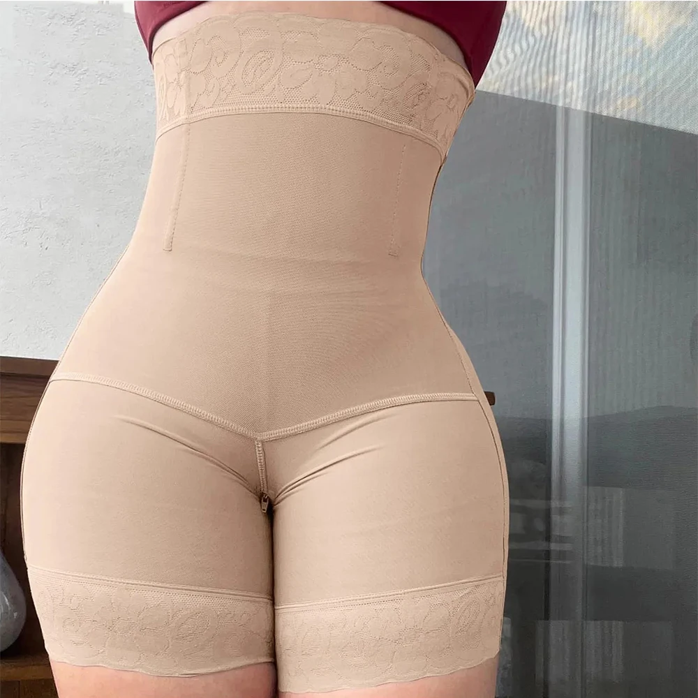 

Short Faja Slimming High Waist Body Shaper Shorts Panties Stomach Tummy Control Shapewear Women Belly Tummy Slimmer Compression