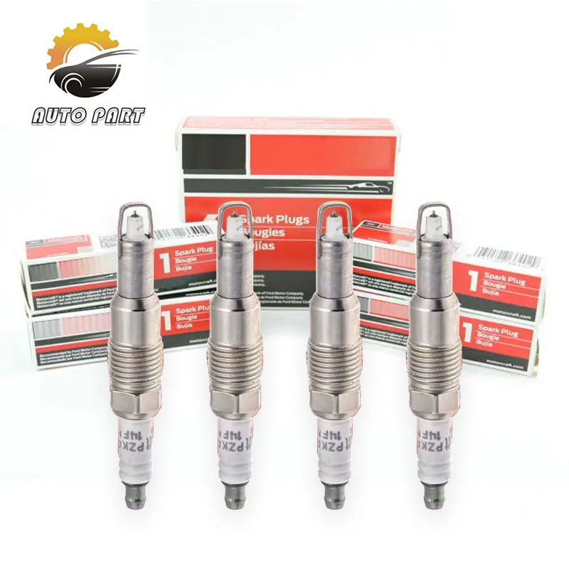 4PCS Platinum Spark Plug PZK14F For Ford Expedition F150 F250 F350 F450