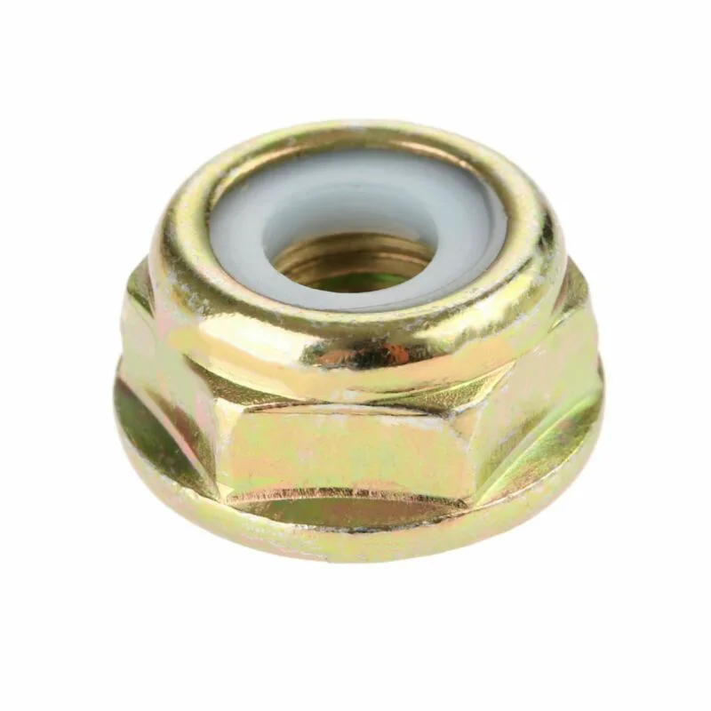 5PCS String Trimmer Brush Cutter Gear Case Spare Parts M10x1.25 Left Hand Thread Blade Nut Lawn Mowers Lawn Trimming Tools