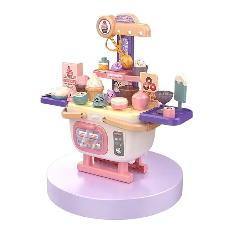 

Children's Cooking Chef Set Pastel Role Play Toys Complete Cooking Supplies For The Junior Chef Pretend Gift For 3Year-Old Kids