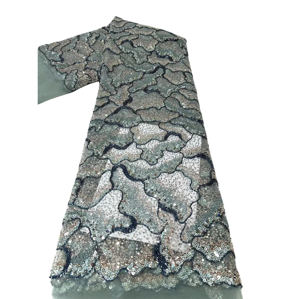 

Африканские тяжелые бусины высокого качества, нигерийские блестки с искусственными кружевами, французская Тюлевая ткань для детской одежды, материал для шитья