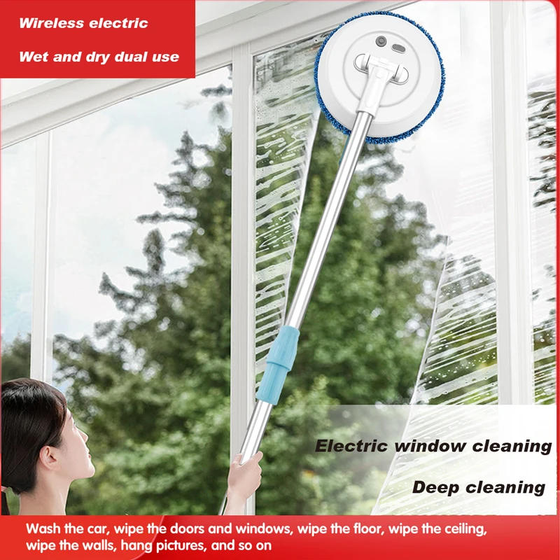 ElectricWindowCleanersGlassCleaningRobotHouseholdTelescopic