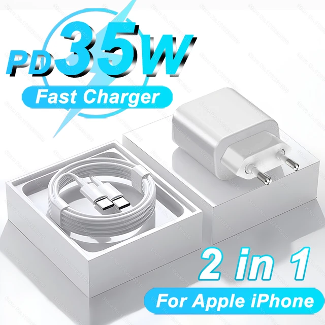 Acheter 35W câble de charge rapide USB C à Type C pour Apple iPhone 15 Pro  Max câble USB C pour iPhone 15 Plus accessoires de chargeur