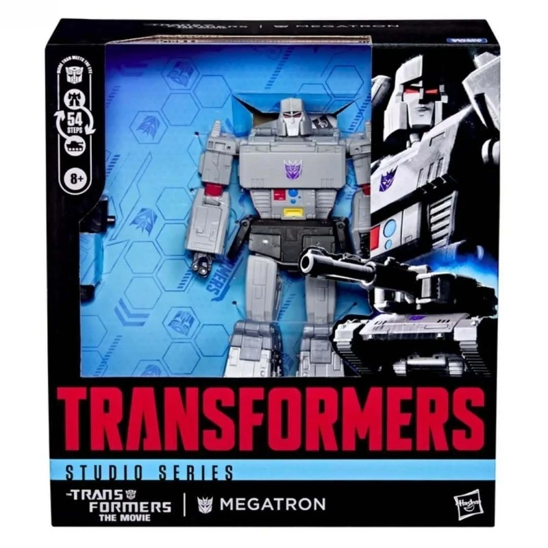 재고 있음 Hasbro 트랜스포머 장난감 스튜디오 시리즈 SS-86 메가트론 모델 로봇 컬렉션 액션 피규어 장난감 선물