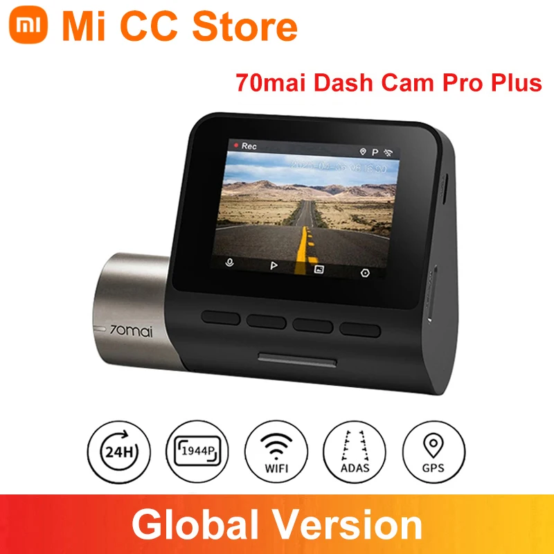 Åben Paranafloden Onkel eller Mister Global Version 70mai Smart Dash Cam Pro Plus A500s Car Dvr Built-in Gps  1944p Speed Coordinates Adas 24h Parking Camcorder - Dvr/dash Camera -  AliExpress