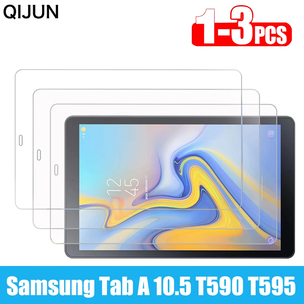 

9H Tempered Glass for Samsung Galaxy Tab A 10.5 Inch 2018 Protective film T590 T595 T597 Anti Fingerprint Glass Screen Protector