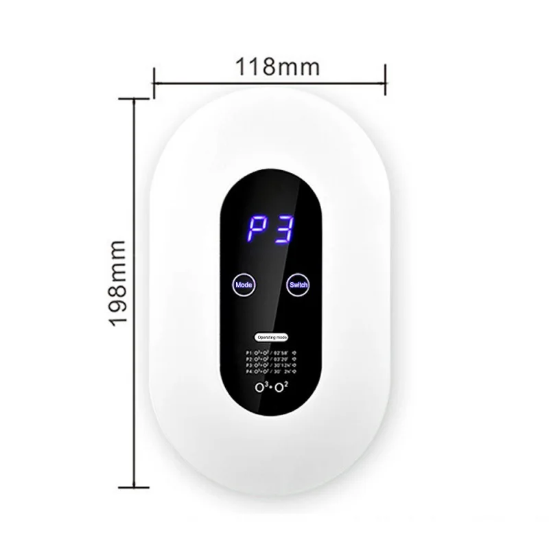 thumbnail image 1 of DMWD purificador de aire de iones negativos refrigerador olores eliminador de olores desodorante ionizador generador de ozono ozonizador electrónico 110V 220V, 1 of 5