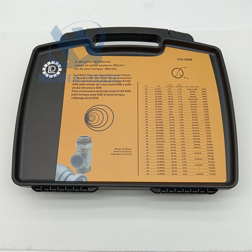 Construction Machinery Parts O-Ring Kit 270-1528 2701528 Seal Box For Cat Machinery