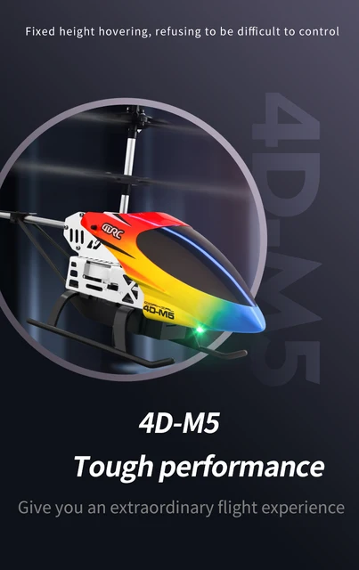 3.5 Channel Rc Helicopter Wireless Remote Control 4d m5 - Temu