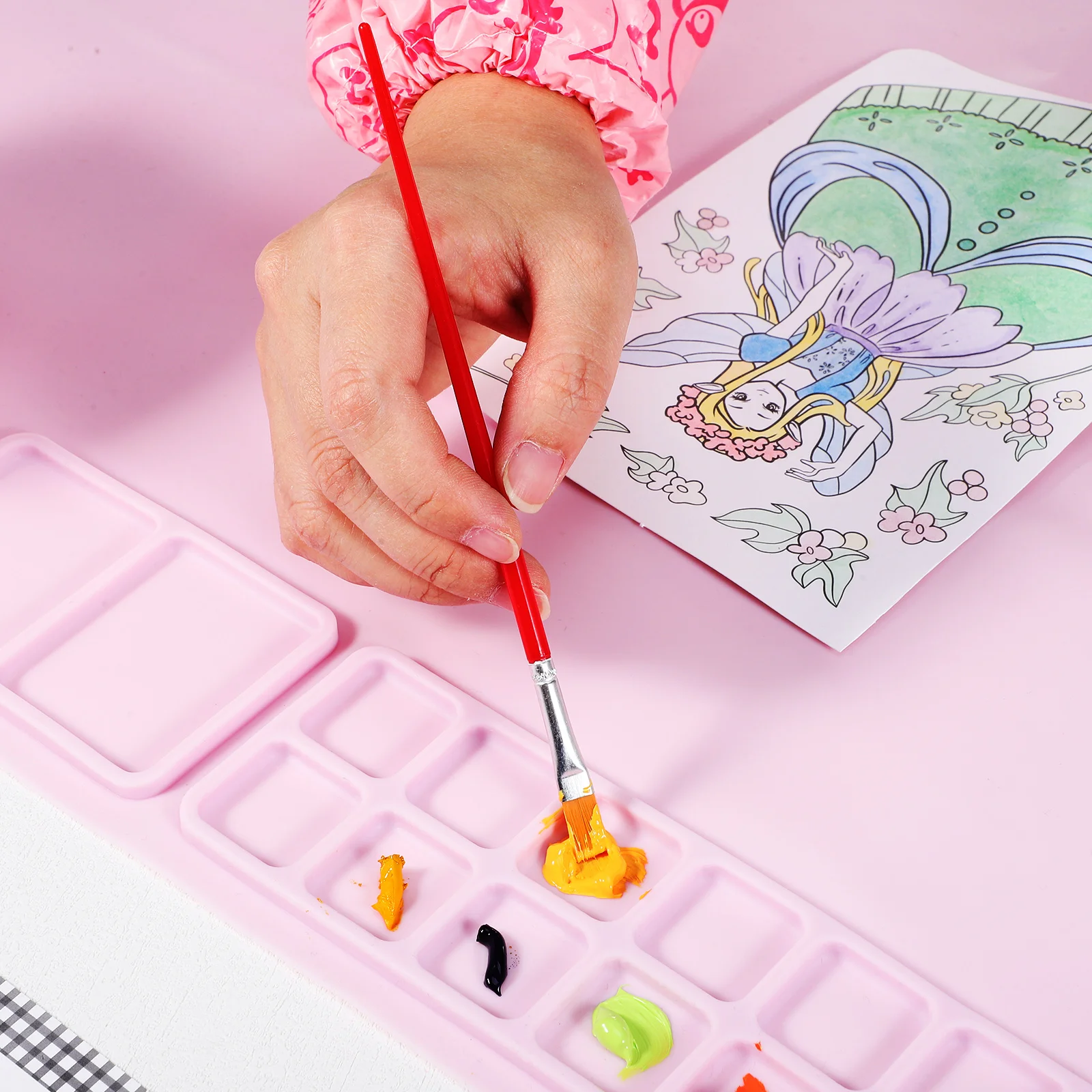 Other Supplies Silicone Drawing Mat Child Mats for Kids Silica Gel Coloring