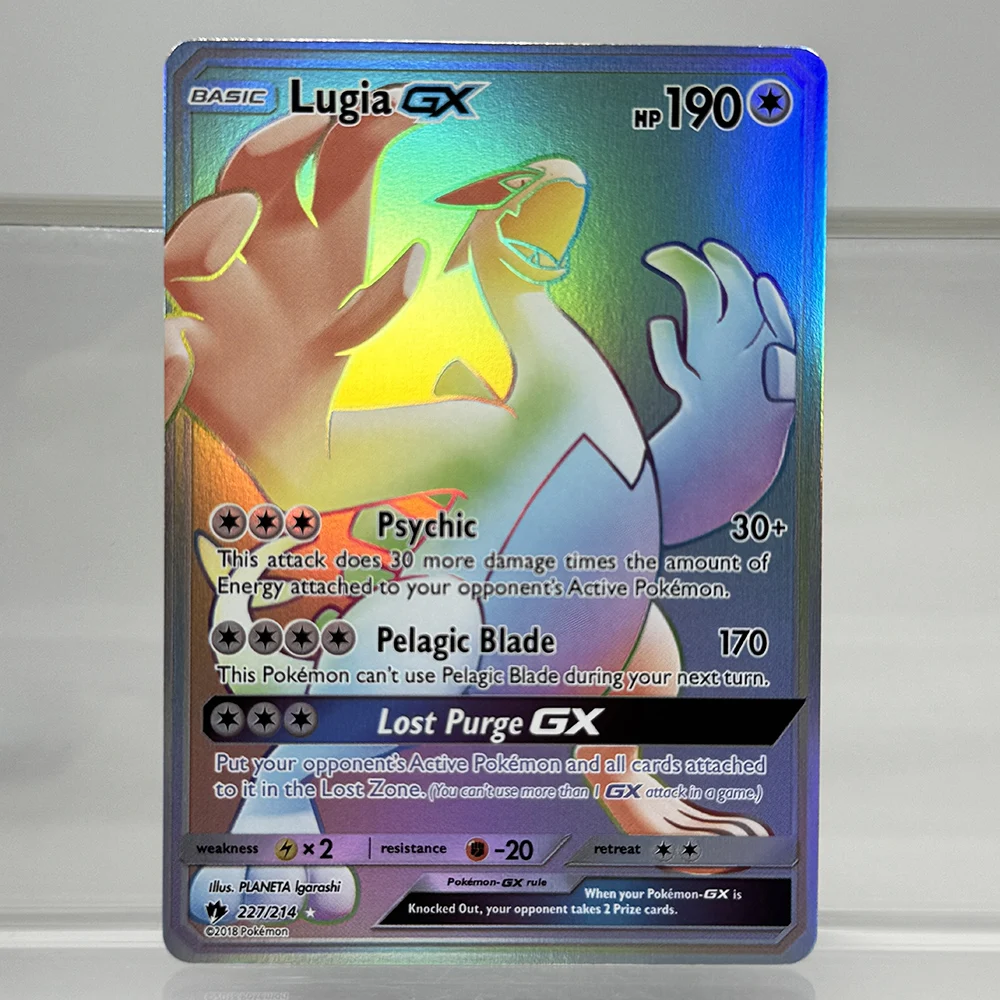 PKM Folie PROXY Karten Sonne & Mond Lugia Latias & Latios Tyranitar Suicune GX PTCG Spielesammlungskarten Spielspielzeug – Detail 25