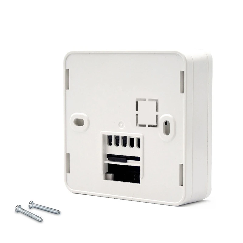 Programmable Thermostat with Backlight Wall Mount Temperature Controller Wall Mounted Fitting for Water Gas Boiler