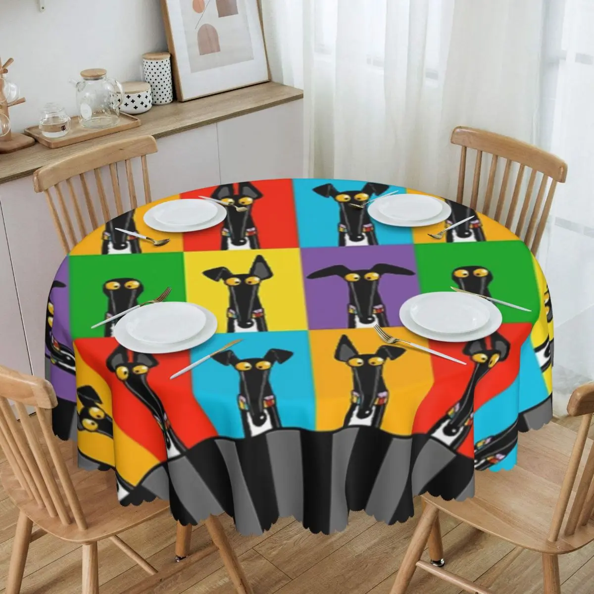 

Круглая Водонепроницаемая скатерть для стола, 60 дюймов