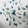 5D Vivid Shell Light Laser Green Peacock Beautiful Gorgeous Feather Adhesive Nail Art Stickers Decals Manicure Charms Suppliers 1